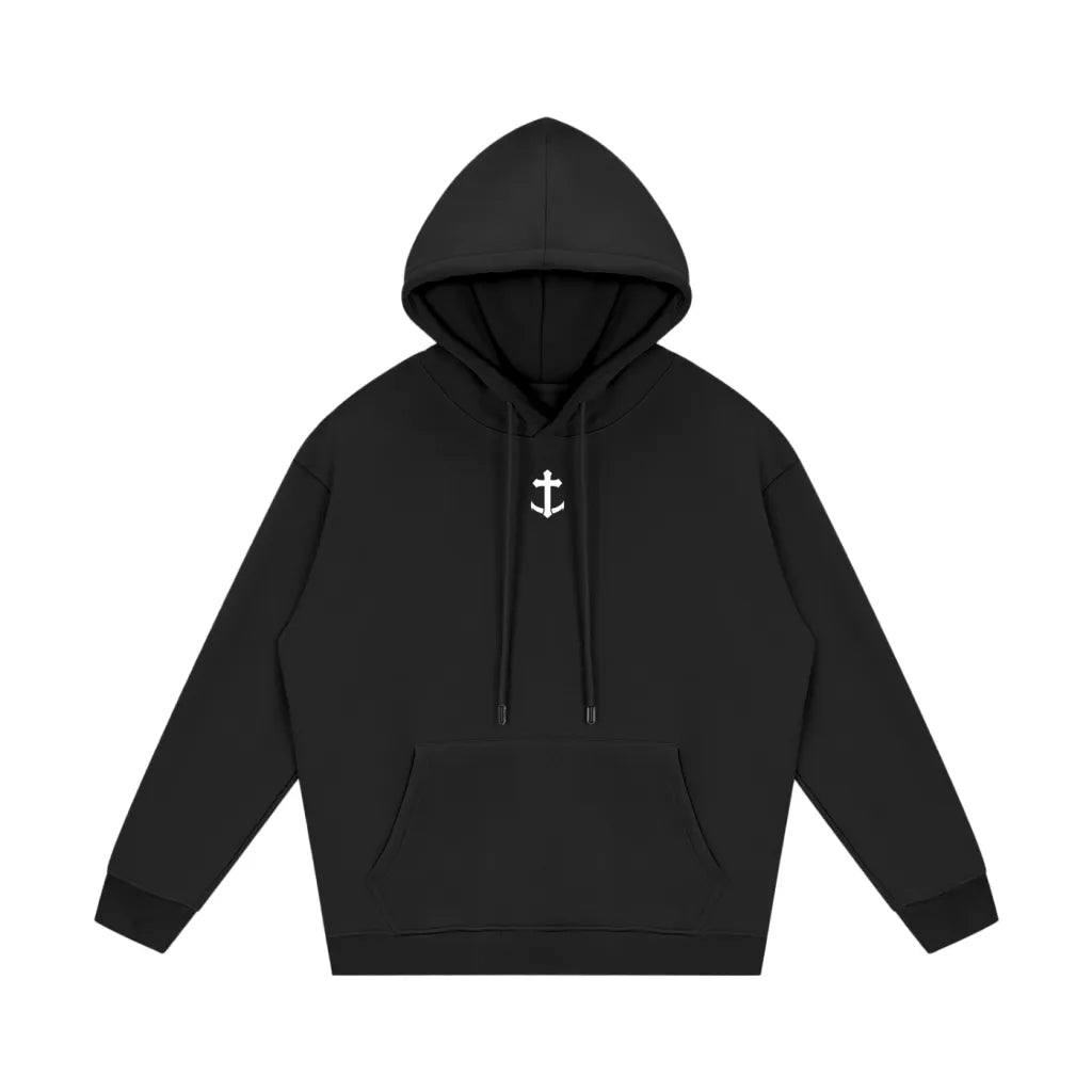 Black Fleece Hoodie - Anchor in God – Anchor Sportswear