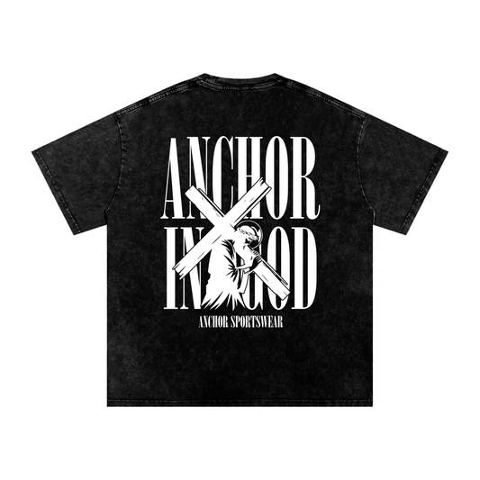Acid Wash Shirt - Anchor In God